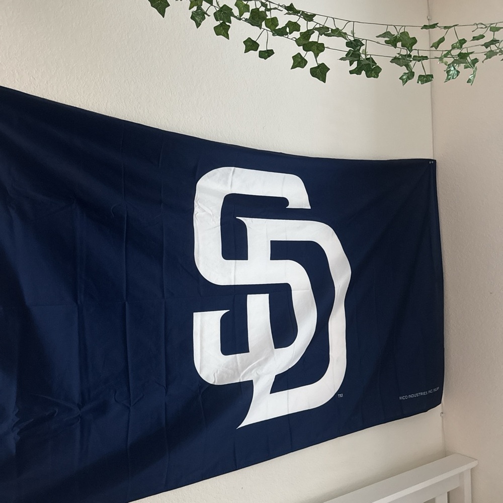 MLB Navy and White Tapestry